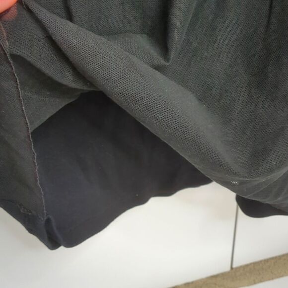 Brunello Cucinelli Black Layered Minimalist Silk Shell - Picture 2 of 10